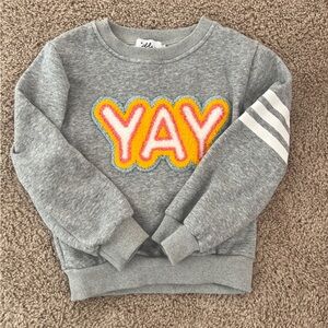 Lola and the Boys Like New Yay Sweatshirt